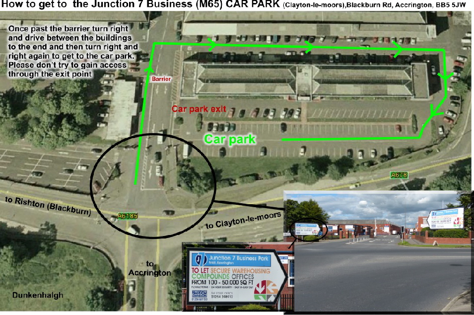 Junction 7 car park directions v2